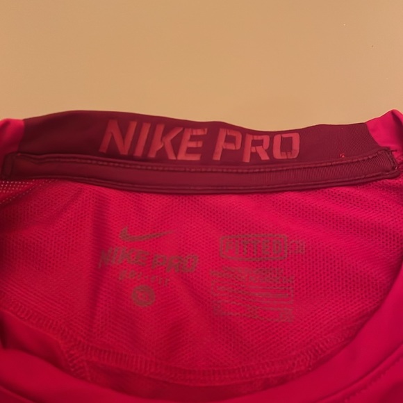 Nike Pro Combat Fitted Red Small - Picture 7 of 8